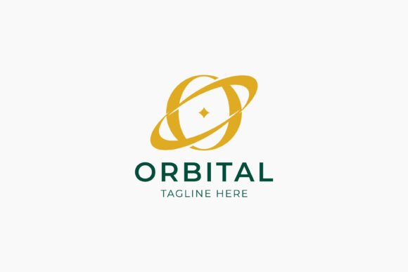 Abstract Letter O Logo with Orbital - A Modern Graphic Design Asset