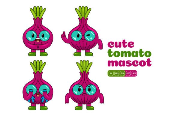 Cute Onion Mascot Vector Pack 03 Review