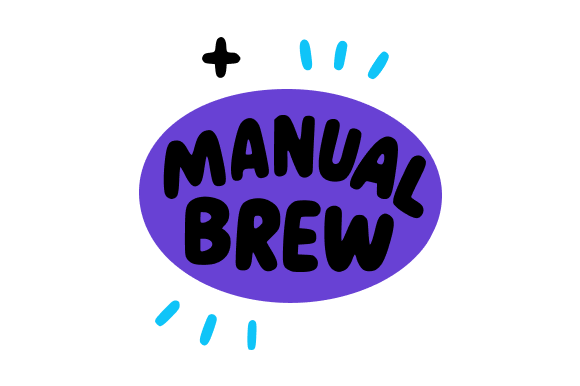 Manual Brew Coffee Graphics for Handmade Creations