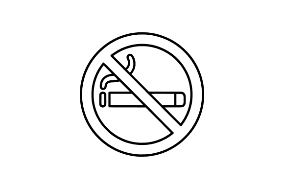 No Smoking Sign Clip Art for Local Business Branding