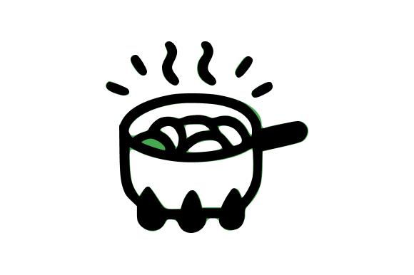 Ramen Noodles Hot Soup Bowl Illustration
