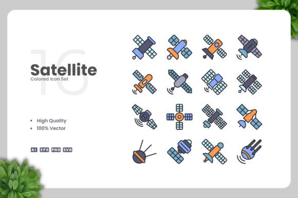 Satellite Colored Icons Review