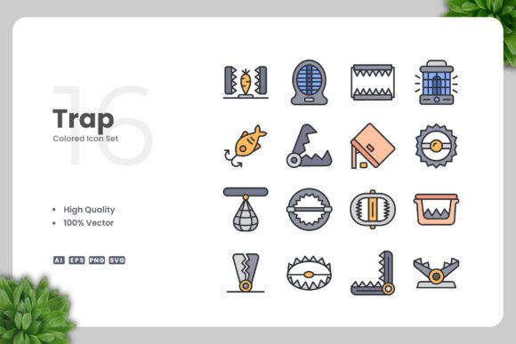 Trap Colored Icons Review for Embroidery Projects